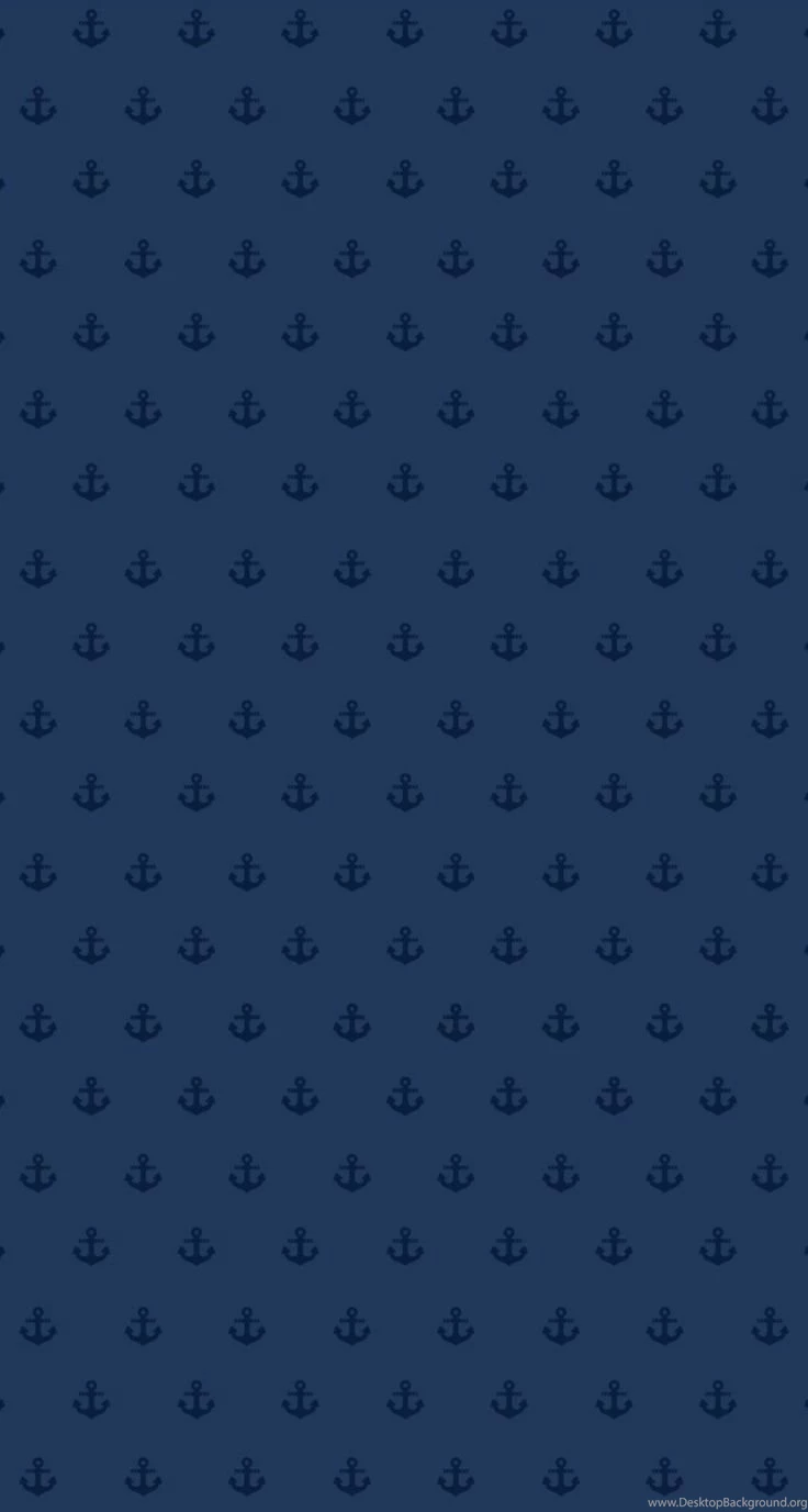 Navy Blue Mini Ditsy Anchors Iphone Wallpaper Backgrounds Phone ...
