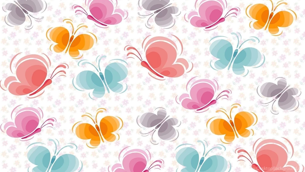 Butterfly Pattern Vector Art Wallpapers With Vector Backgrounds