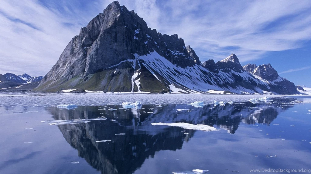 Mountain Reflection In Spitsbergen, Norway 1920 X 1080 HDTV ...