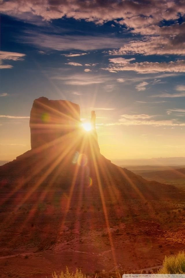 Sunshine Utah Monument Valley HD Desktop Wallpapers : Fullscreen ...