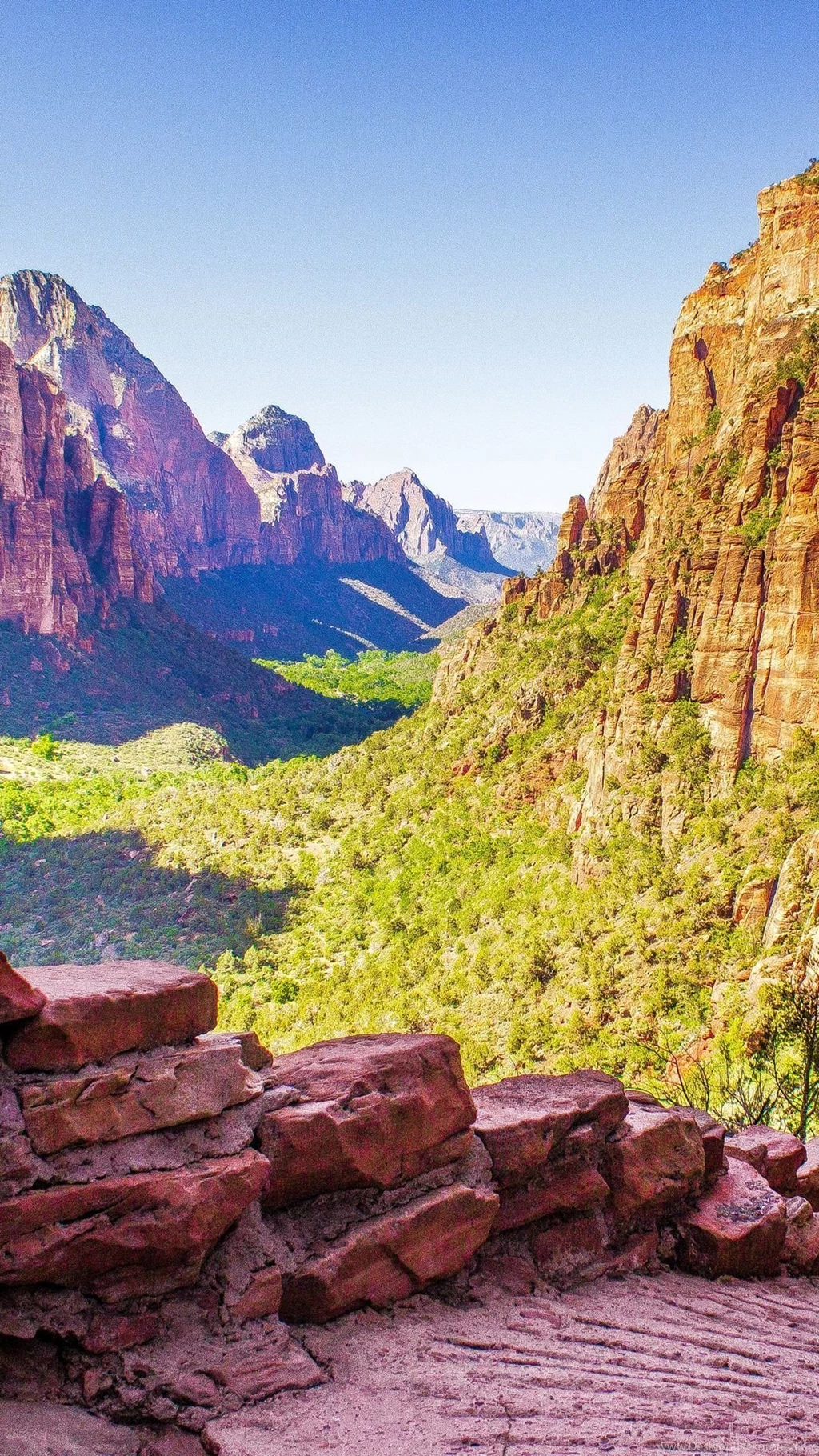 Zion National Park Utah Usa iPhone 6 Wallpapers Download