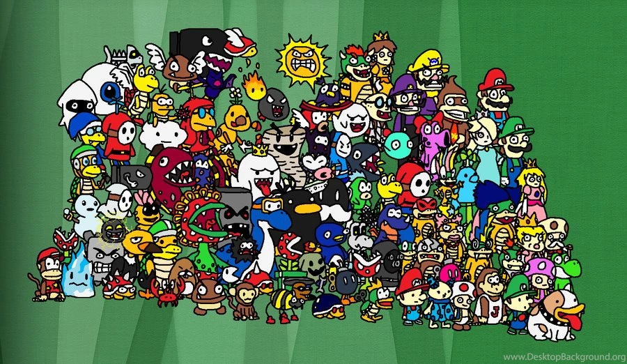 100 Mario Characters By DrxLuigi On Newgrounds