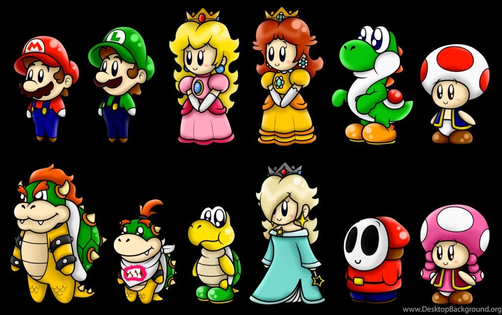 Super Mario Cute Characters 1 By SuperLakitu On DeviantArt
