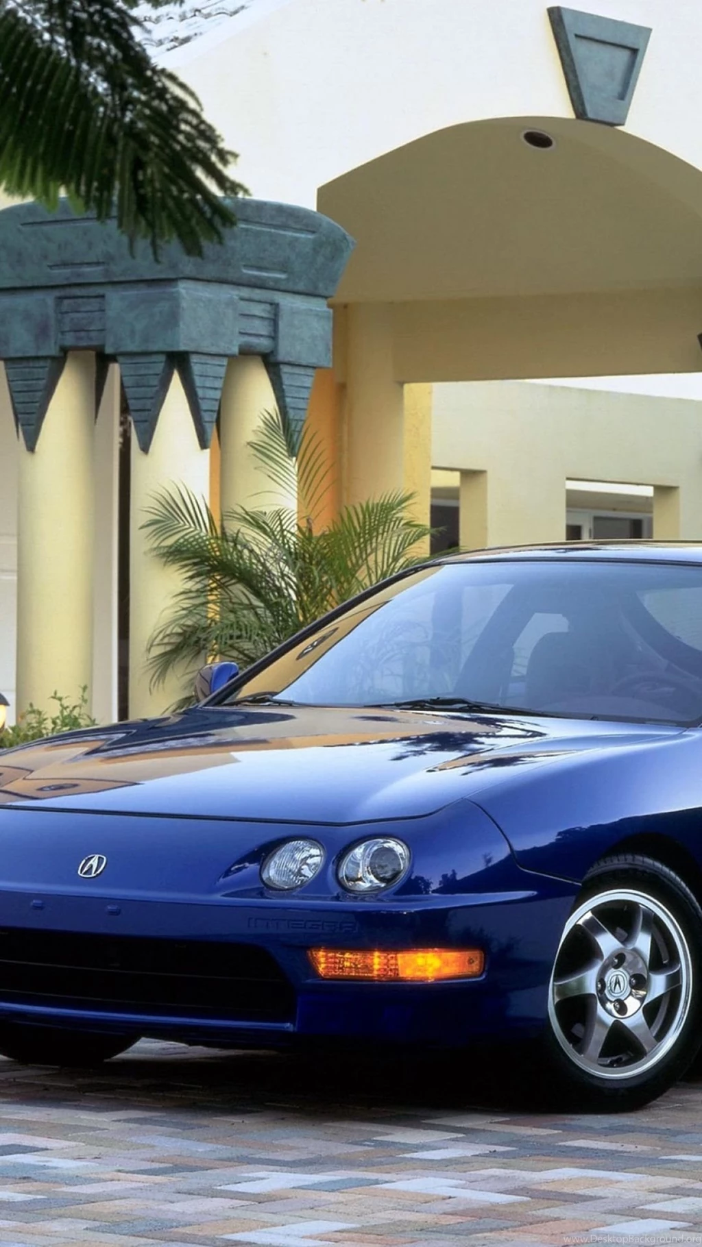 Download Wallpapers 1080x1920 Acura, Integra, Gs r, Blue, Coupe ...