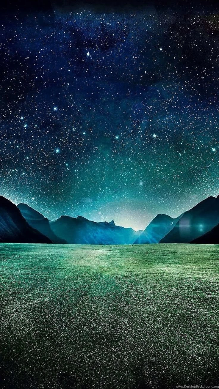 TAP AND GET THE FREE APP! Space Landscapes Sky Mystic Stars Green ...
