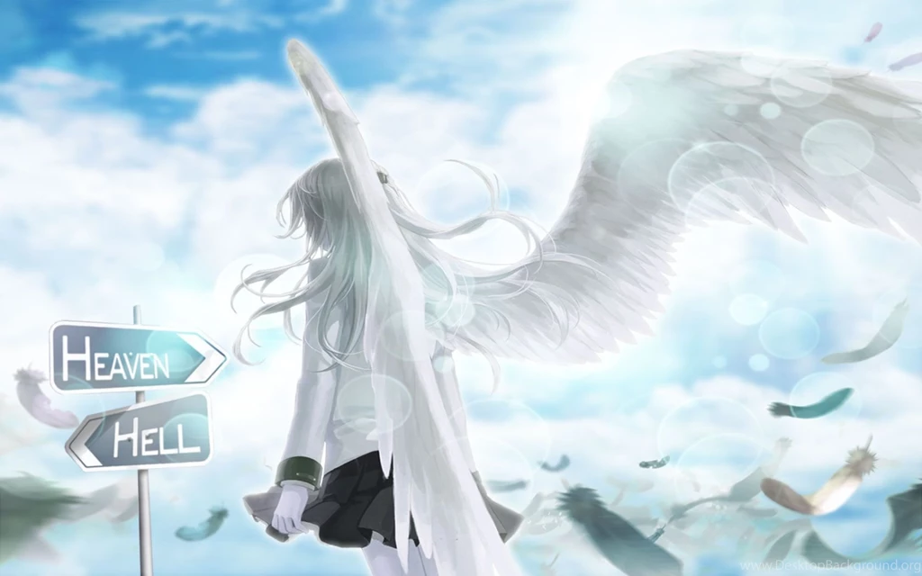 Anime Angel Wings Free Wallpapers