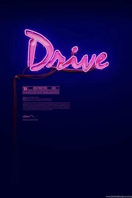 Parein's Neon Sign Posters For 'Drive
