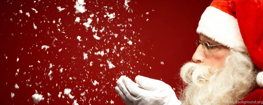 Download Wallpapers 2560x1024 Santa Claus, Christmas, Holiday ...