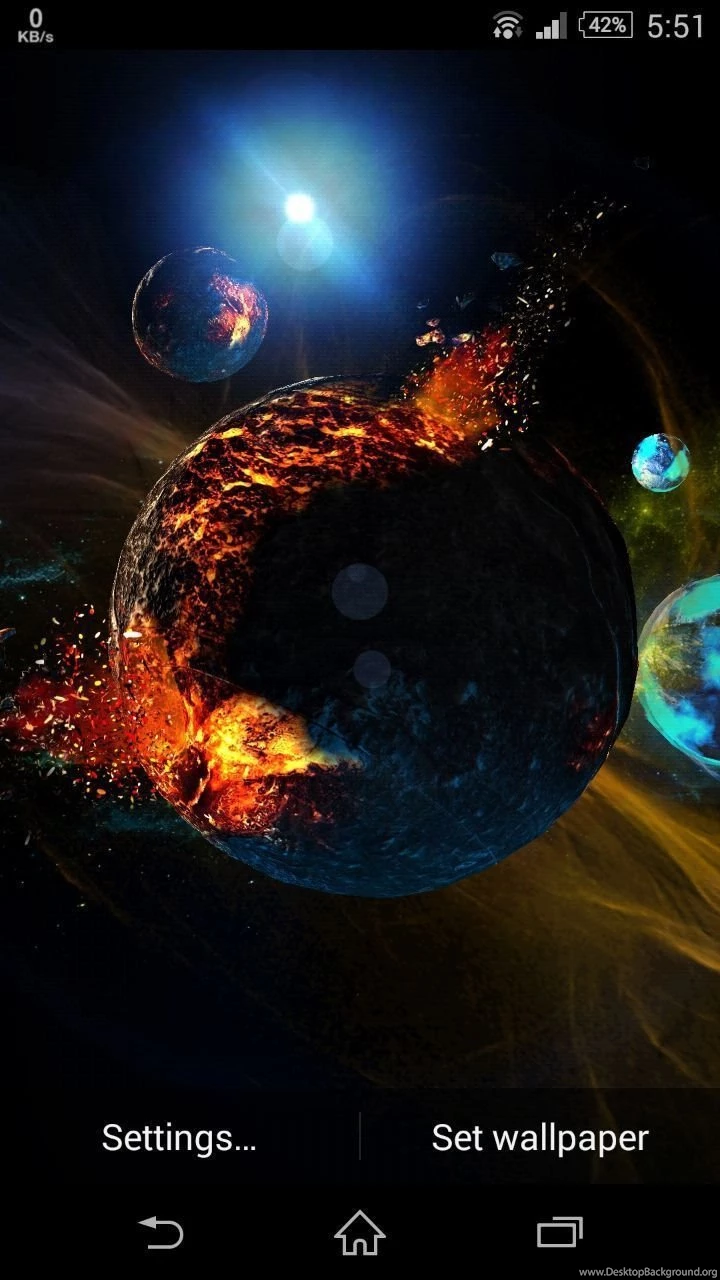 Deep Space Planets 3D Live Wallpapers For Android ...