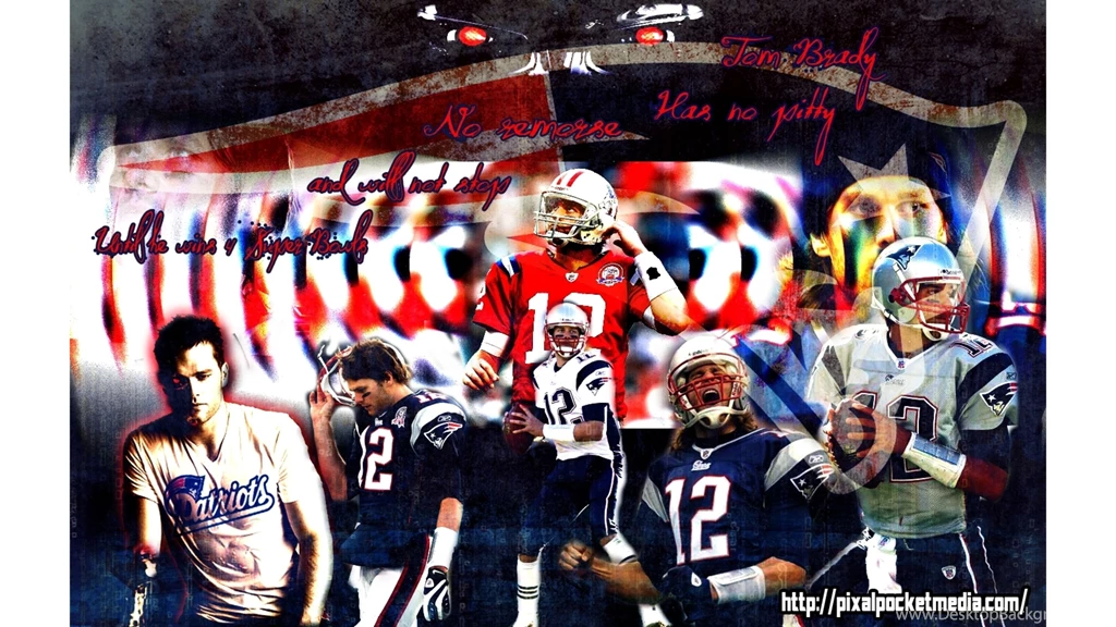 Vintage 2010 Patriots Tom Brady 4K Wallpapers