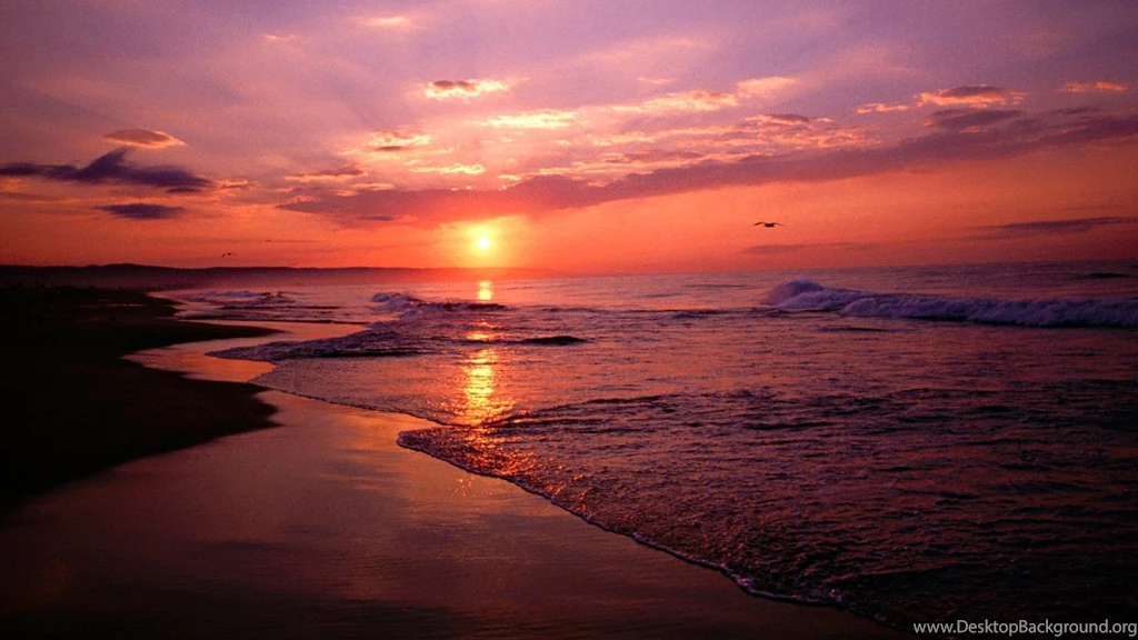 Sunset Pictures At The Beach Desktop Backgrounds