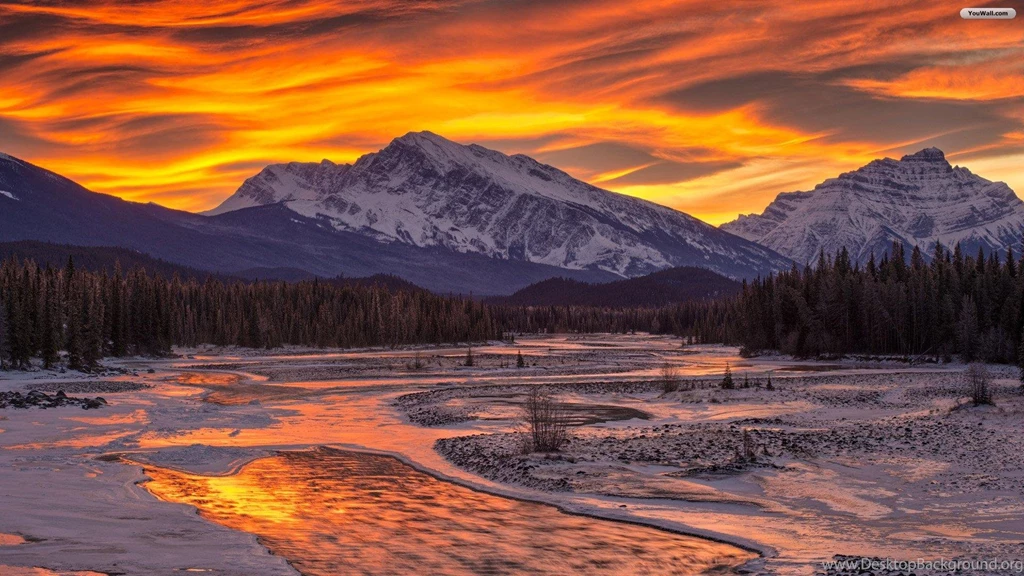 Mountain Sunset Wallpapers Wallpaper.