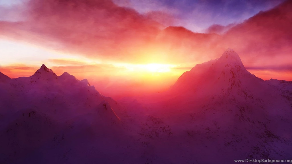Download Mountain Sunset Wallpapers Picture