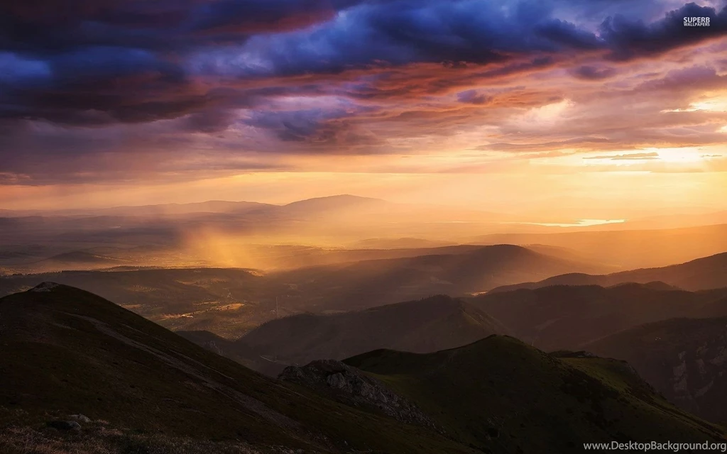 Amazing Mountain Sunset Wallpapers   Nature Wallpapers