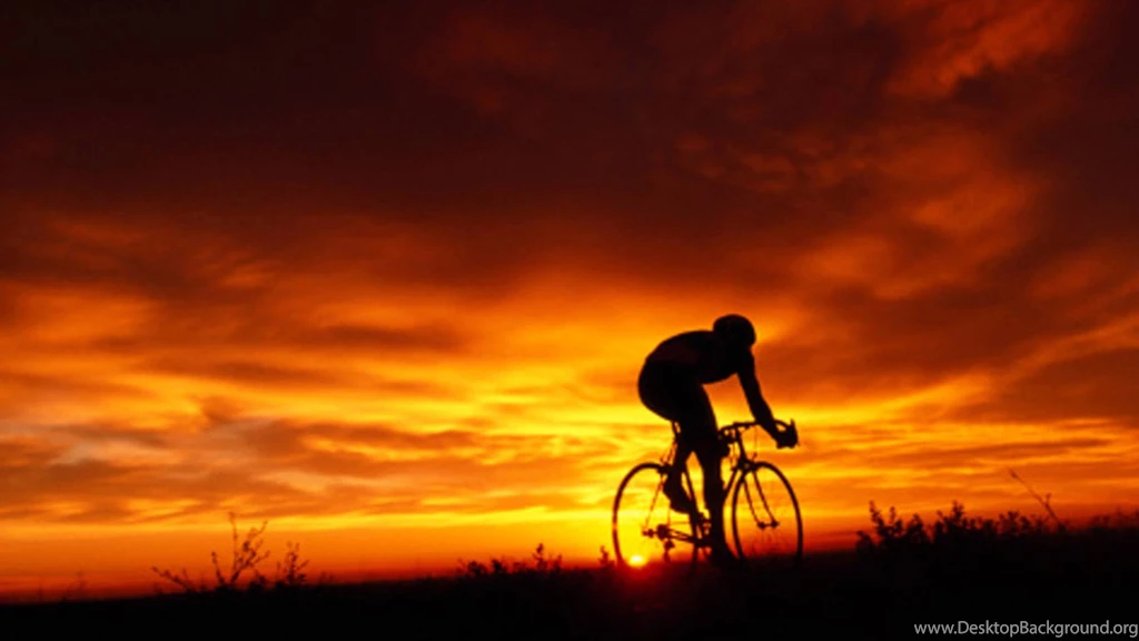 Cycling 2016 Sunset 4K Wallpapers