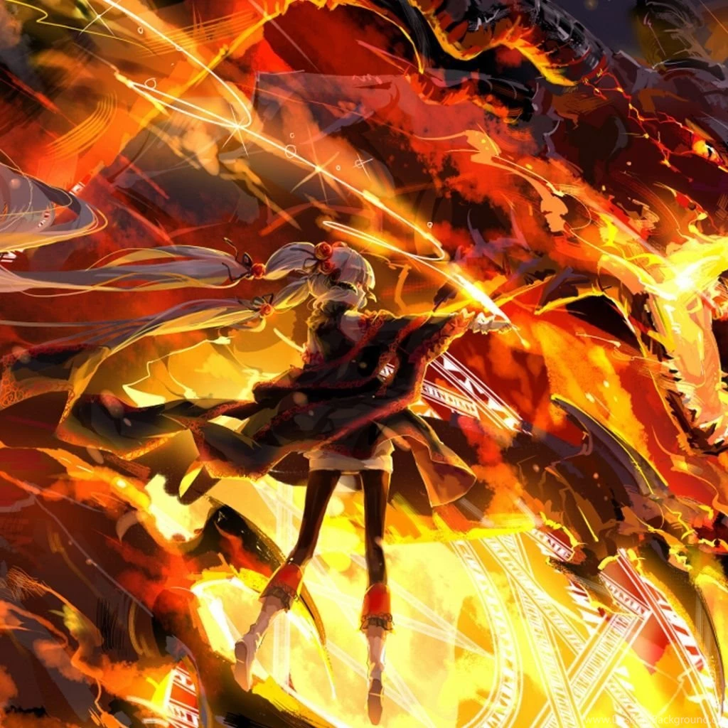 Fire Dragon iPad 1 & 2 Wallpapers