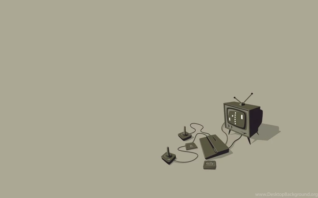 Video Games WIth TV Minimalis Wallpaper.jpeg