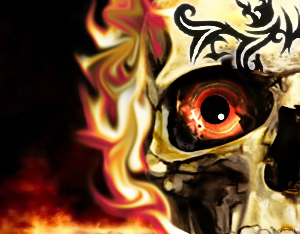 Cool Fire Skulls (id: 46168) – BUZZERG
