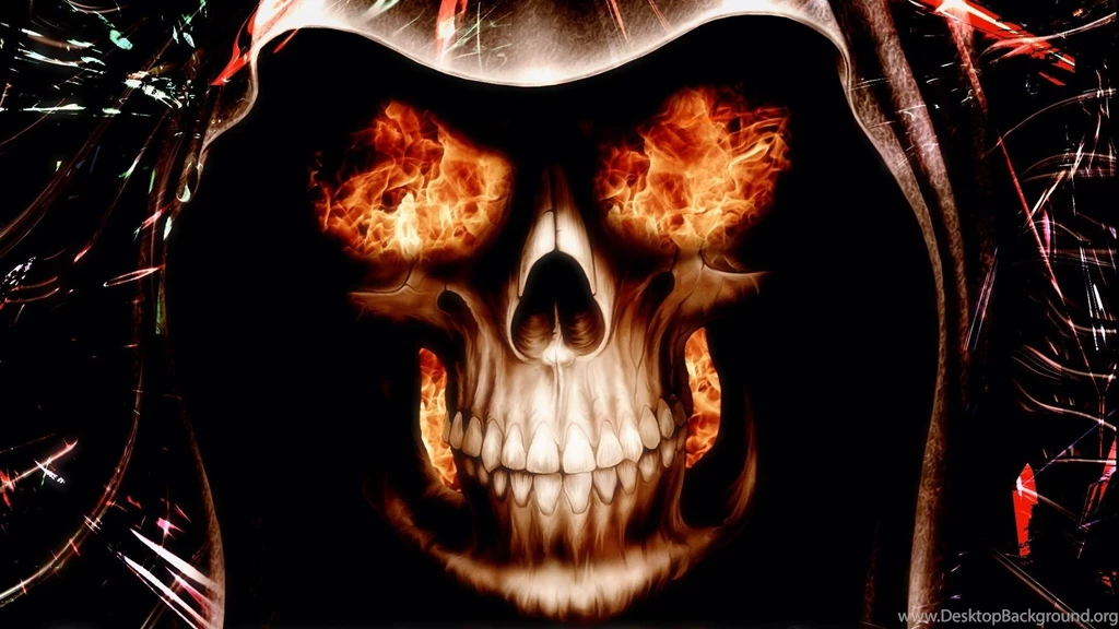 Flames Skulls Fire Deviantart Digital Art Wallpapers