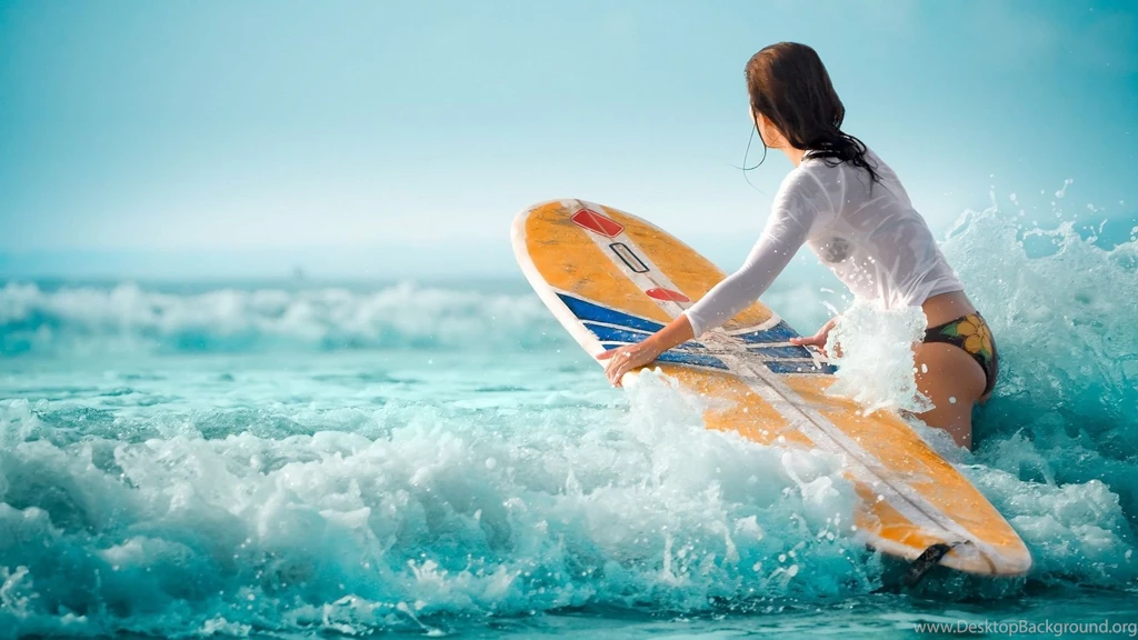 Surfer Girl Widescreen Wallpapers