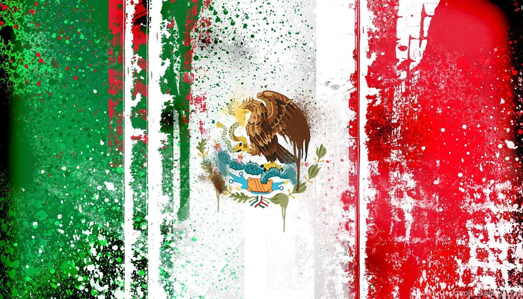 Mexican Flag Abstract Painting Wallpaper.jpg