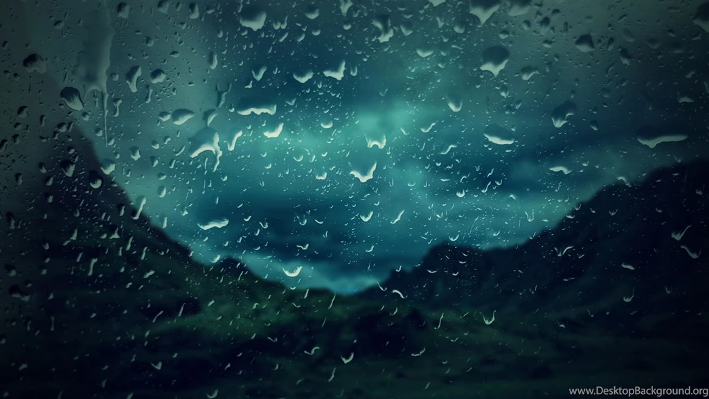 Waterdrops On The Glass Wallpapers Full HD