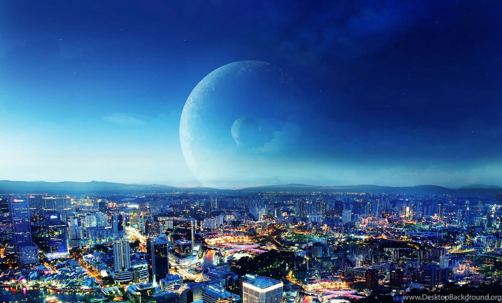 High Definition City Night Fantasy Wallpapers Screen Savers Your ...