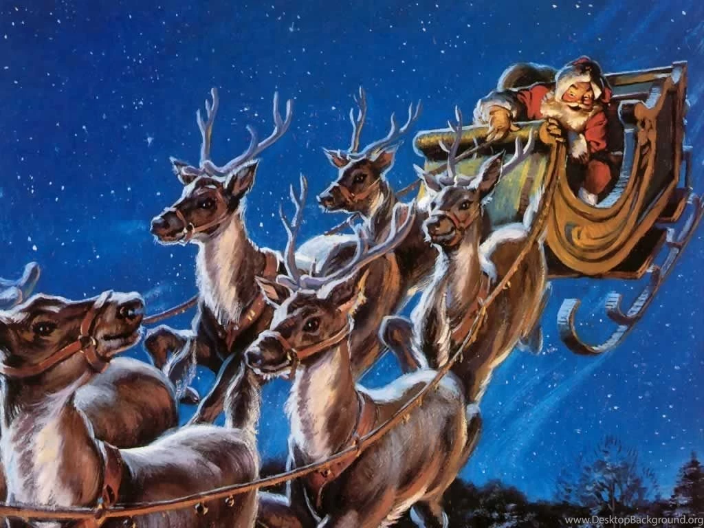 Santa Sleigh Pictures, Images & Photos