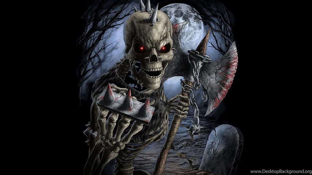 Skull Warrior Wallpaper Backgrounds