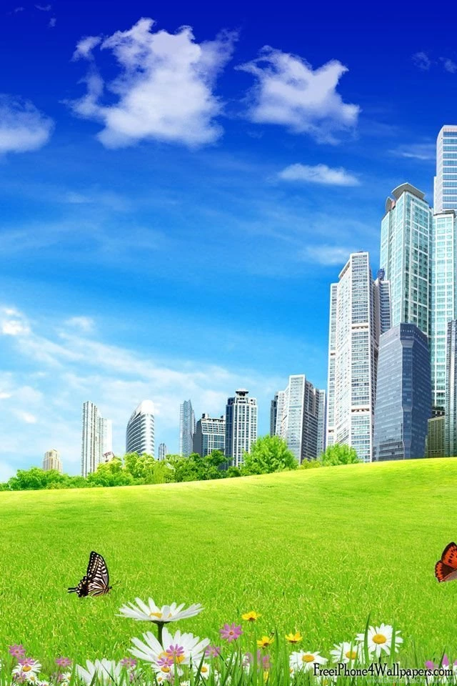 iPhone 4 640 X 960 Future Fantasy City Wallpapers And Backgrounds ...