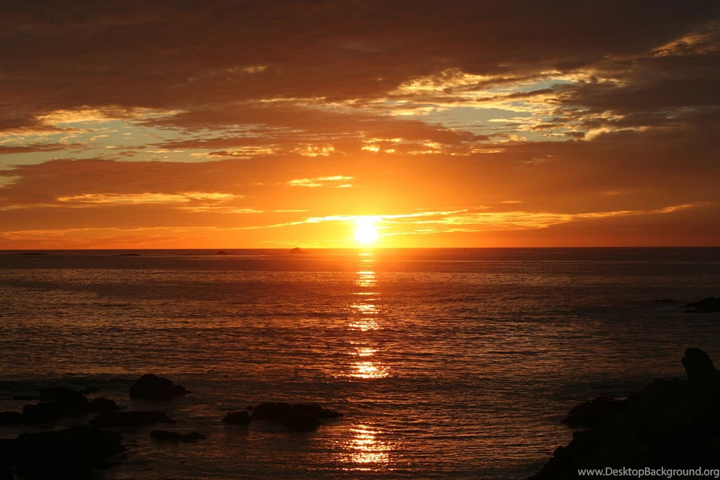 Ocean Sunrise, Sunset Wallpaper Images