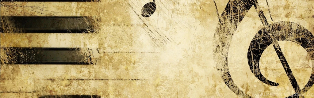 Download Wallpapers 3840x1200 Keys, Treble Clef, Music, Notes Dual ...