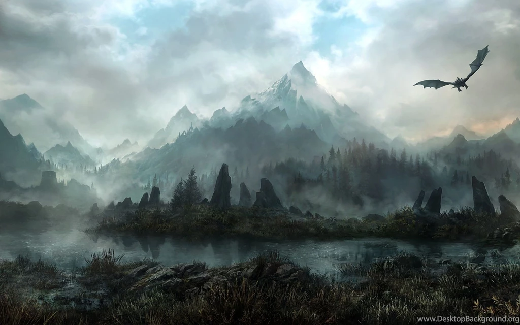 Skyrim Dragon Wallpapers 3079 2560 X 1600 WallpaperLayer.com
