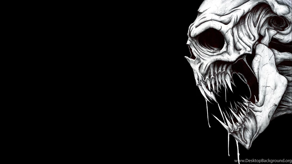Dark Skull Evil Horror Skulls Art Artwork Skeleton D Wallpapers ...