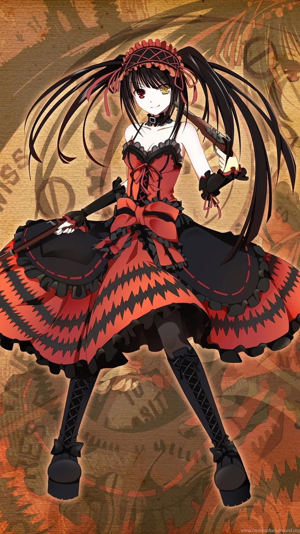 Kurumi Tokisaki Date A Live Mobile Wallpapers 13499