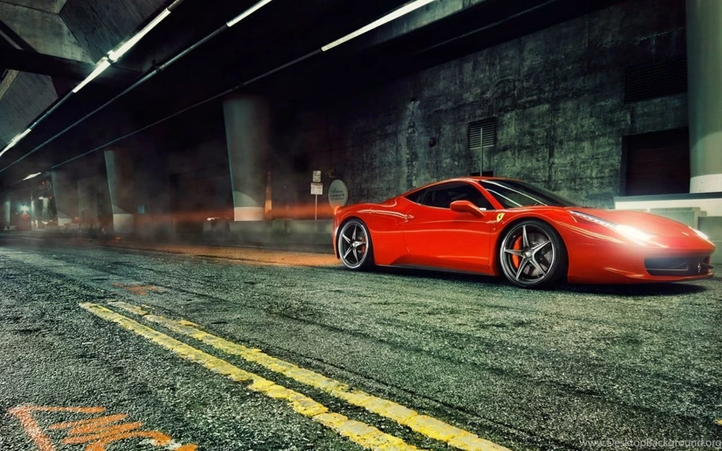 1280x800 Red Ferrari 458 Italia Desktop PC And Mac Wallpapers