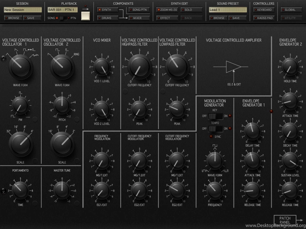 Korg IMS 20 Analog Synth Music App Review Music App Blog