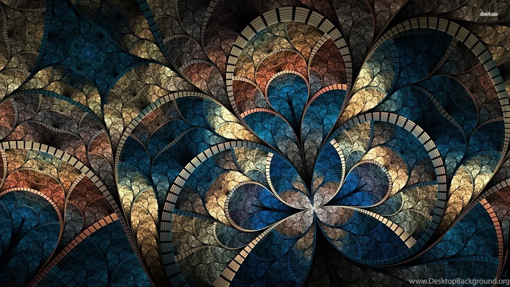 Fractal Clover Design Wallpapers Abstract Wallpapers