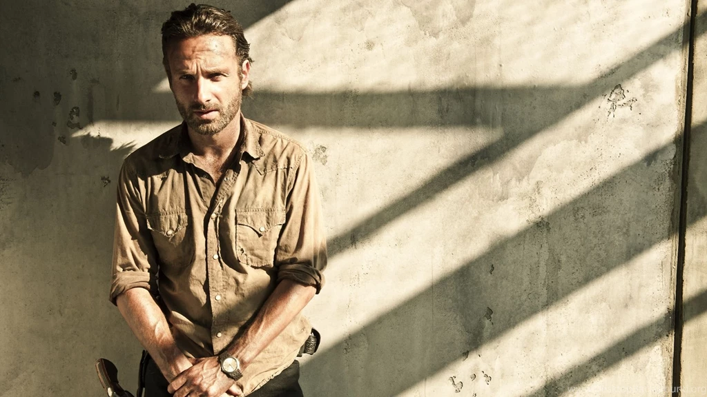 Full HD Wallpapers The Walking Dead Manhood Bristle Rick Grimes ...