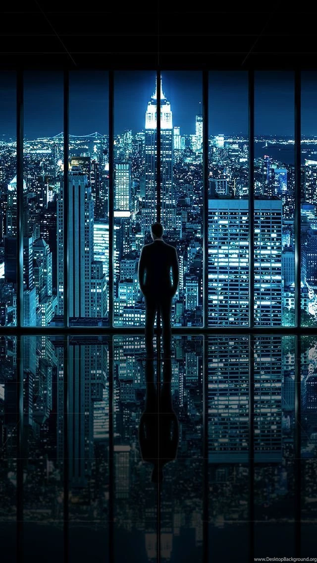 Window To Gotham City By Dominic Kamp