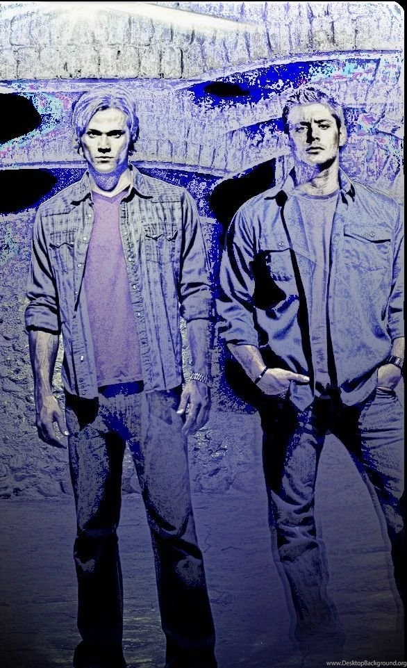 Sam And Dean Phone Wallpaper: Colored Pencil Effect No Loser ...