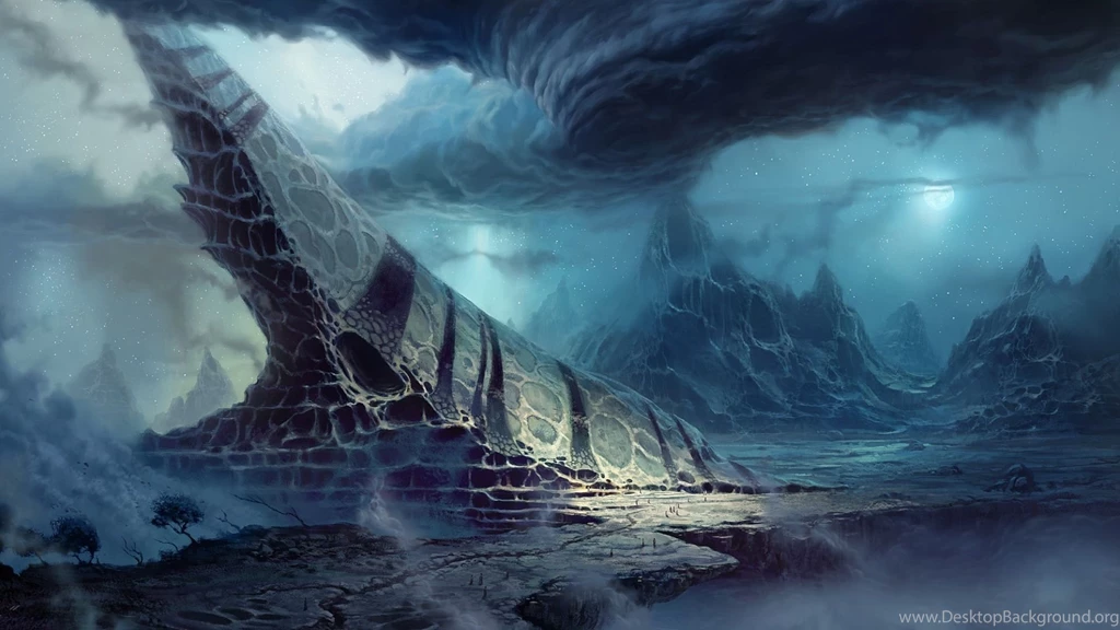 Fantasy Medieval City 02 Wallpapers