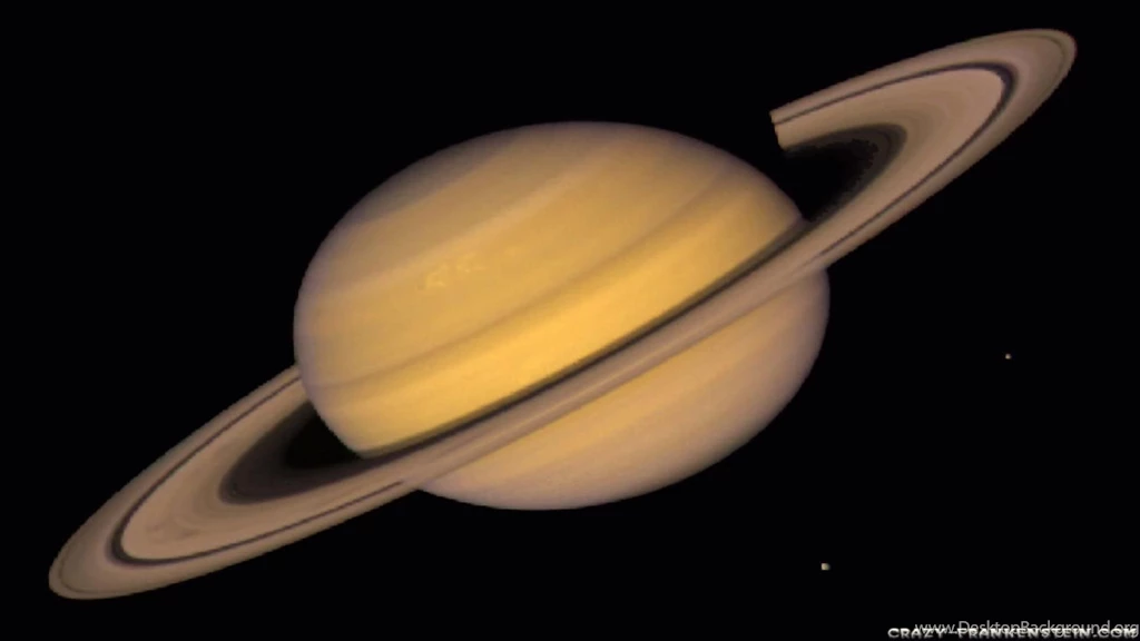 Saturno desde un telescopio