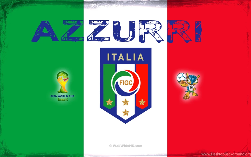 Azzurri 2014 Italia Football Crest Logo World Cup Wallpaper.jpg