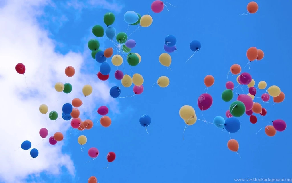 Wallpapers Blue Sky, Sky, Balloon, Clouds Desktop Wallpapers » Other ...