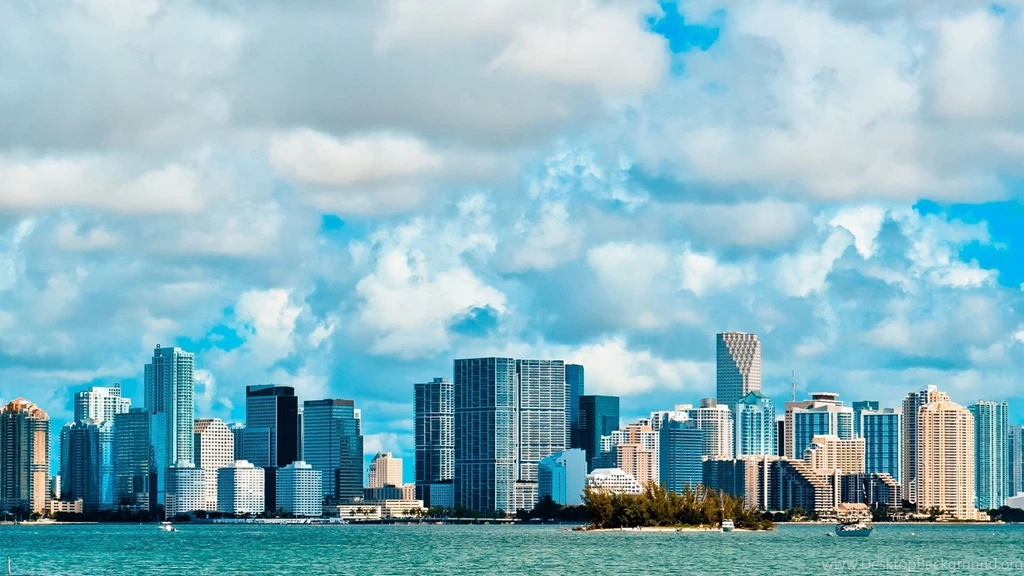 Download Wallpapers 1920x1080 Miami, Usa, America, Miami Beach, Sky ...