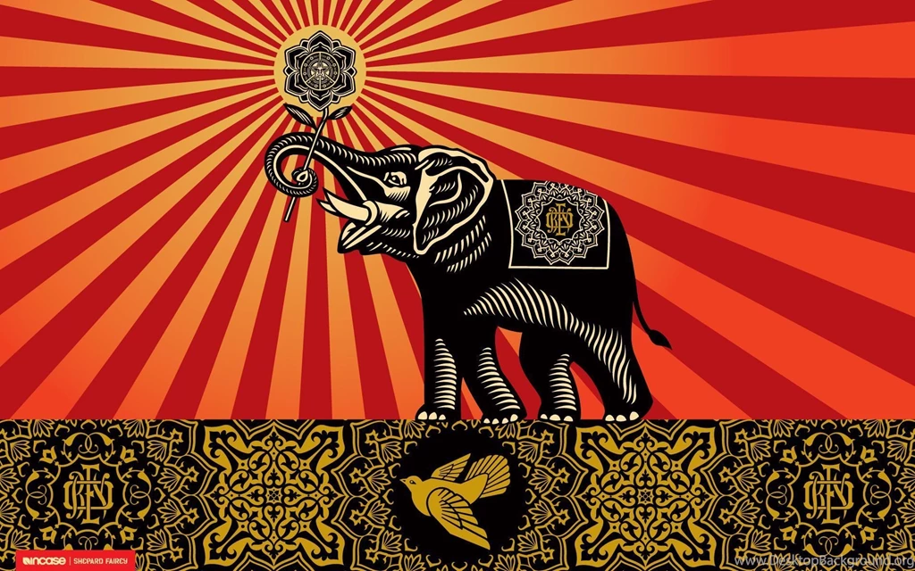 Shepard Fairey Elephant