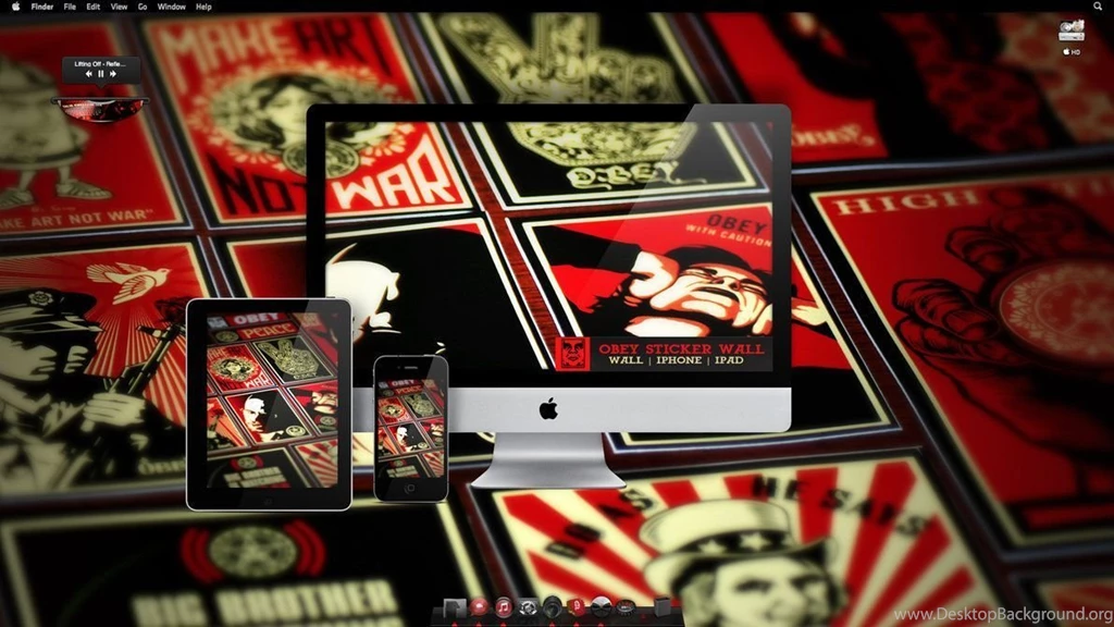 Obey Sticker Wallpapers By Turnpaper On DeviantArt