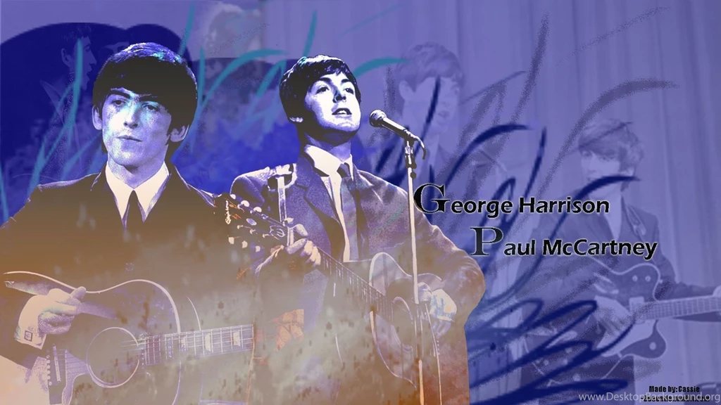 George Harrison And Paul McCartney Wallpapers By Beeeatle On DeviantArt