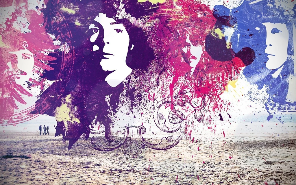 Beach The Beatles John Lennon George Harrison Ringo